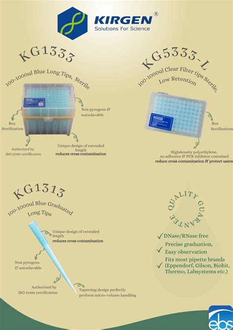 kirgen pipette tips|KIRGEN UNIVERSAL FIT PIPET TIPS .